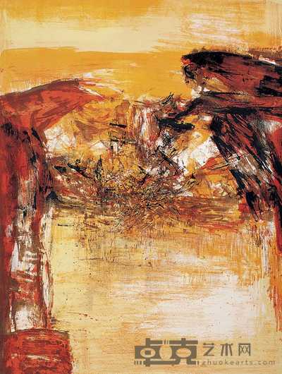 赵无极 NO.253 60×45cm